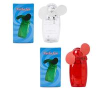 Zkydhbd Ventilador portátil de bolsillo con batería de mano para viajes, vacaciones, ventilador de refrigeración para PC y juegos