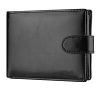 Zkydhbd Versátil cartera de cuero para hombre, vintage, múltiples tarjetas y monederos para un fácil acceso y gestión, múltiples ranuras para tarjetas, Black, Mass Beauty