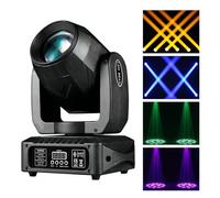 ZKYMZL 120W 18 Prismas Cabeza Móvil Luz de Escenario 9 GOBO Arco Iris DJ Discoteca 8 Colores 12 Canales LED Estroboscópica Control DMX512 para KTV Club Fiesta