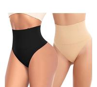 ZKZFCAI Faja Tanga Braga Reductora Braguita Moldeadora Adelgazante Cintura Alta Thong String Vientre Plano Braguitas Abdomen Shapewear para Mujer