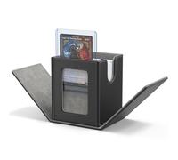 ZLCA MTG - Caja de almacenamiento con ventana Magic Commander, caja para 100 juegos dobles de tarjetas