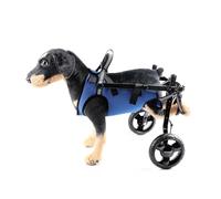ZLFANG Silla de Ruedas for Perros con Ruedas Ajustables, Carrito for Mascotas, Ayuda for Caminar y Mover Las Patas traseras de Mascotas pequeñas.(XS)