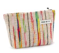 ZLFSRQ Bolsa de maquillaje de viaje, bonita bolsa de cosméticos para mujer, bolsa de maquillaje arcoíris de gran capacidad, bolsa de cosméticos con cremallera para bolso, organizador de maquillaje