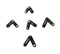ZLGYGLEO 1 juego de 2P 3P 4Pin 5P 6Pin DC magnético Pogo Pin conector macho hembra 2A impermeable de alta corriente con resorte (4 pines)