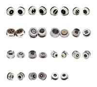 ZLGYGLEO 1 par de conectores magnéticos con forma de circualr 1, 2, 3, 4, 5, 6 polos, sonda macho y hembra, perfil redondo de carga de alimentación CC (n.º 14)