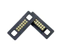 ZLGYGLEO 2 conectores magnéticos de alta corriente macho hembra de 2 3 4 5 6 7 8 9 10 11 12 pines 2 A macho hembra sonda de alimentación CC (3 pines)