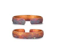 ZLHQPC Brazalete de plata, brazalete de herencia hecho a mano para hombres diseño creativo 99 brazalete de pie