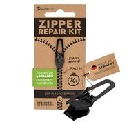 Zlideon Kit de Reparación de Cremalleras de Plástico - 1 Pieza, Negro (L/5) | Cursor de Repuesto para Cremalleras de Ropa Infantil, Ropa Deportiva, Fundas Nórdicas y Mochilas; Fabricado en Alemania