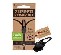 ZlideOn Reemplazo de tirador de cremallera - 1 unidad, negro, impermeable (L) - Deslizador de reemplazo instantáneo de cremallera