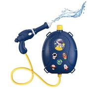 Zliger Mochila Pistola de agua para niños, 1500 ml, pistola de agua grande, juguete de dibujos animados, astronauta, aspersor, mochila de 8 metros, pistola de chorro de agua para actividades al aire