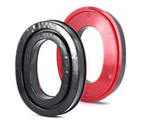 ZLiT Almohadilla para auriculares 3M WorkTunes para Peltor Sport para ZOHAN para PROHEAR, almohadilla de repuesto para auriculares (rojo)