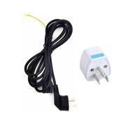 ZLiT Cable de alimentación para Thrustmaster T300RS/T300GT adaptador de base de volante, cable de conexión de cable de repuesto con enchufe estándar de EE. UU. (1 cable, 1 enchufe)