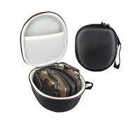 ZLiT Estuche rígido a prueba de golpes protector bolsa de almacenamiento bolsa de transporte para Howard Leight Impact Sport Electronic Shooting Orejeras (negro)
