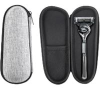 ZLiT Funda para maquinilla de afeitar Gillette Fusion5, impermeable, a prueba de golpes, bolsa de almacenamiento para maquinilla de afeitar Gillette Fusion5 (gris)