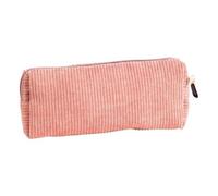 ZLKRHAK Estuche para lápices retro de pana de color sólido, 20 x 7,5 cm, diseño de pana, Ro-sa, Mass Beauty