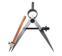 ZLKSKER - Divisores de resorte de precisión profesional de 10,16 cm, 10 pulgadas, brújula con soporte para lápices, divisor de pinza de freno y brújula