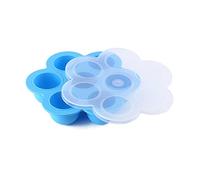 ZLKSKER Egg Bites - Molde de silicona para olla instantánea de 5, 6, 8 cuartos de galón, olla a presión, recipiente de almacenamiento de alimentos con tapa, bandeja de congelador (silicona/pequeño)