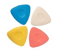 ZLKSKER Triangle Tailors - Tiza para acolchar, suministros de costura, tiza de tela de costura, marcador de tela de cuero (multicolor, 4 piezas)