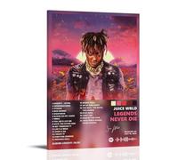ZLLFES Juice Wrld Legends Never Die - Lienzo decorativo para pared, estilo moderno y simple, adecuado para varias escenas de la vida, también es un gran regalo de cumpleaños, recuerdo de elección
