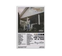 ZLLFES One Thing at A Time - Póster de álbum de Morgan Wallen en lienzo, estilo moderno y simple, adecuado para varias escenas de la vida, también es un gran regalo de cumpleaños, opción de recuerdo