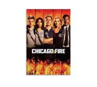 ZLLFES Póster de Chicago Fire en lienzo para pared, estilo moderno y simple, adecuado para varias escenas de la vida, también es un gran regalo de cumpleaños, opción de recuerdo, estilo sin marco, 30