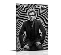 ZLLFES Póster de Gary Oldman en lienzo para pared, estilo moderno y simple, adecuado para varias escenas de la vida, también es un gran regalo de cumpleaños, recuerdo de elección, estilo marco, 40 x
