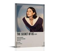 ZLLFES Póster de Gracie Abrams El secreto de nosotros en lienzo para pared, estilo moderno y simple, adecuado para varias escenas de la vida, también es un gran regalo de cumpleaños, recuerdo de