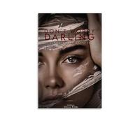 ZLLFES Póster de lienzo con texto en inglés "Don't Worry Darling", estilo moderno y simple, adecuado para varias escenas de la vida, también es un gran regalo de cumpleaños, opción de recuerdo, estilo