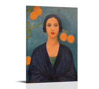 ZLLFES Póster de Tarsila Do Amaral en lienzo para pared, estilo moderno y simple, adecuado para varias escenas de la vida, también es un gran regalo de cumpleaños, recuerdo de elección, estilo marco