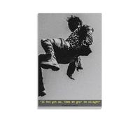 ZLLFES Póster en lienzo con texto en inglés "We Gon Be Alright", estilo moderno y simple, adecuado para varias escenas de la vida, también es un gran regalo de cumpleaños, opción de recuerdo, estilo