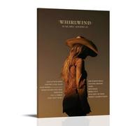 ZLLFES Whirlwind-Lainey Wilson - Lienzo decorativo para pared, estilo moderno y simple, adecuado para varias escenas de la vida, también es un gran regalo de cumpleaños, recuerdo de elección, estilo