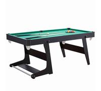 ZLLPIGLS Mesa de Billar Plegables, Mesas Billar Portátil Ahorra Espacio con Juego Completo de Accesorios, para Hogar, Sala de Juegos, Oficina(157x81x79cm/61.8x31.8x31.1in)