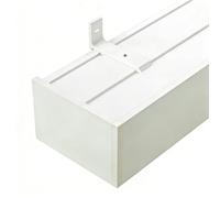 ZLLPIGLS Riel Cortina Techo Todo-en-Uno, Riel Cortina con Polea de Aleación Resistente, Doble Riel Montaje Lateral para Sala de Estar, Dormitorio, Cocina(4.8m/15.7ft)