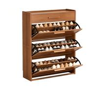 ZLLPIGLS Zapatero Entrada Recibidor, con Cajón Oculto Mueble Zapatero, Estanteria Zapatos d Gran Capacidad, Ideal para Espacios Pequeños y para Colocar Detrás de la Puerta(100x21x123cm)