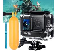 ZLMC Funda Impermeable de 60 m para GoPro Hero 11 10 9 Negra, Carcasa Protectora de Buceo subacuático + Palo Flotante para cámara de acción Go Pro Hero 11 Hero10 Hero9