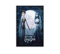 ZLMFDWS Póster decorativo de la película Tim Burton's Corpse Bride Poster1 póster decorativo de lienzo para pared e impresión artística moderna para decoración de dormitorio familiar, pósteres de 20 x