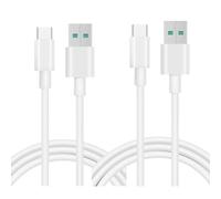 ZLONXUN 2-Pack Cable 100W para OPPO Find X8/X3 Pro/X5/X5 Lite/N3, OPPO Reno 12/11/10/8/7/Reno4 Z, A98/A96/A94/A79/A78/A77/A76/A74/A6