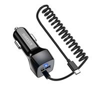 ZLONXUN Cargador Coche Compatible con Samsung Galaxy S23/S24/S22/S20/S21/A56/A16/A54,Google Pixel,Huawei P30 P20 P40/Mate 20