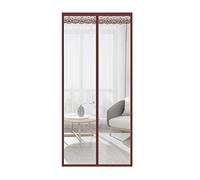 Zlovne Cortina Térmica Magnética Transparente con Aislante Térmico Invierno,para Balcón Puertas Corredizas Sala Puerta del Patio,Impermeable (100 * 215cm/39 * 85in)