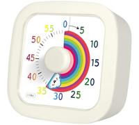 ZLPBAO Temporizador Visual, Temporizador de Cuenta Regresiva de 60 Minutos, Gestión del Tiempo Infantil del Cronómetro, Operación Silenciosa, Herramienta de Gestión del Tiempo para Niños y Adultos