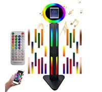 ZLPOWER Cabina de fotos portátil para iPad de 10.2 pulgadas con soporte para selfie, máquina de fotobooth con aplicación de software, control remoto, sincronización de música, caja de luz RGB y anillo