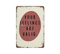 ZLPWq Divertido letrero de metal vintage con impresión de psicología, impresión de pared, terapeuta, oficina, terapeuta, póster de salud mental, decoración para habitación, cafetería, oficina, bar,