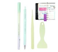 Zlqemik Barra de pegamento para scrapbooking, juego de 4 barras de pegamento, herramientas manuales de secado rápido para contabilidad manual, arte de papel, fabricación de tarjetas y varios