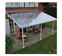 ZLRBN Invernadero Policarbonato, Marquesina Techo Pérgola Impermeable Transparente, Tablero Resistencia PC para Invernadero, Fácil de Cortar (0.8x5m/2.6x16.4ft)