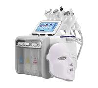 ZLSN Máquina hidrafacial de oxígeno 7 en 1 para el Cuidado de la Piel Profunda Limpieza Exfoliante hidrodermoabrasión máquina de Chorro con máscara Led