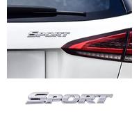 ZLSXTN Coche Insignia Logo para Audi Q5, Etiqueta Metal Letra Frontal Capó Parachoques Trasero Emblema Protección Etiqueta Engomada Logotipo Coche Auto Accesorios,B