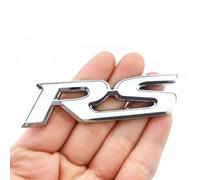 ZLSXTN Coche Insignia Logo para Nissan Juke, Etiqueta Metal Letra Frontal Capó Parachoques Trasero Emblema Protección Etiqueta Engomada Logotipo Coche Auto Accesorios,Silver