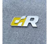 ZLSXTN Coche Insignia Logo para Porsche Macan, Etiqueta Metal Letra Frontal Capó Parachoques Trasero Emblema Protección Etiqueta Engomada Logotipo Coche Auto Accesorios,C