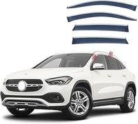 ZLSXTN Deflectores de Aire para Mercedes-Benz GLA 2019-2023,Acido Acrílico Deflectores Viento Cortavientos Ventana Coche Deflectores Viento y Lluvia Adhesivos 4 Unidades Accesorios para Coche
