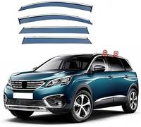 ZLSXTN Deflectores de Aire para Peugeot 5008 2020-2024,Acido Acrílico Deflectores Viento Cortavientos Ventana Coche Deflectores Viento y Lluvia Adhesivos 4 Unidades Accesorios para Coche
